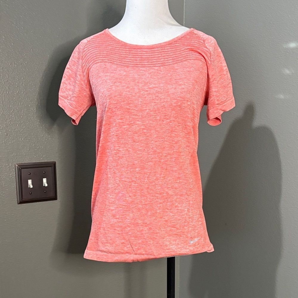 Nike Women's Heathered Coral Short Sleeve Tee